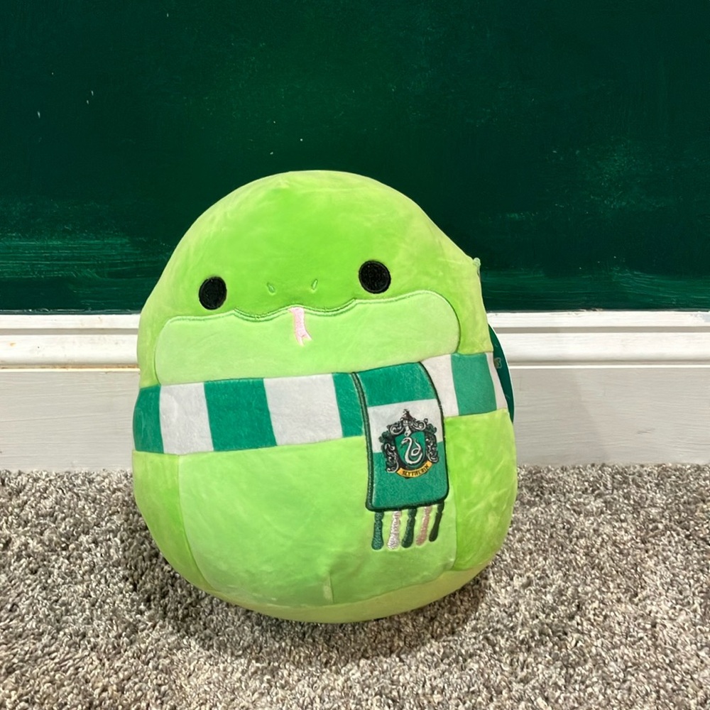 Green Plush Snake Toy